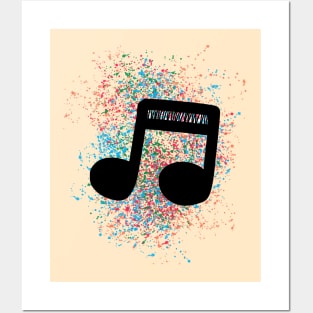 Music Note Posters and Art